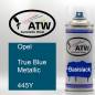 Preview: Opel, True Blue Metallic, 445Y: 400ml Sprühdose, von ATW Autoteile West.